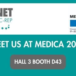 MedNet EC-REP GmbH at MEDICA 2025 – Visit Us in Hall 3, Booth D43